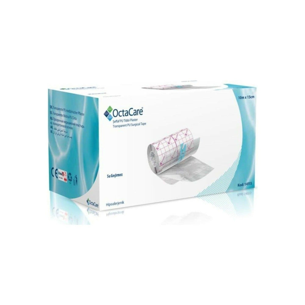 OctaCare Su Geçirmez Flaster 10x15 - Şeffaf ve Pratik