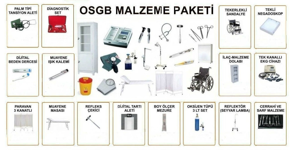 Çağrı Medikal Revir Malzemeleri Hazır Paketi - Pratik ve Güvenilir