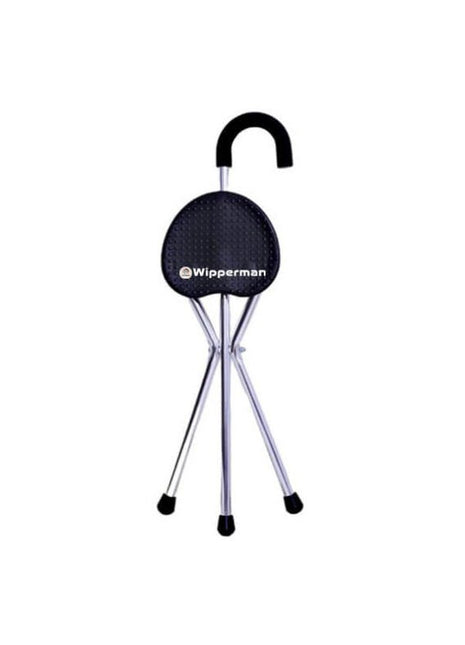 Wipperman W 521 Oturaklı ve Portatif Baston Dayanıklı Ergonomik Katlanabilir