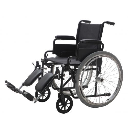 Medikalcim Ayarlanabilir Kolçaklı Çelik Tekerlekli Sandalye
