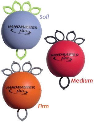 Handmaster plus egzersiz topu el rehabilitasyon topu turuncu sert