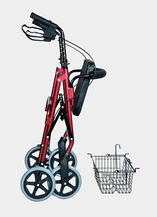 Leo 347R Oturmalı Rollator Ayak Pedalli