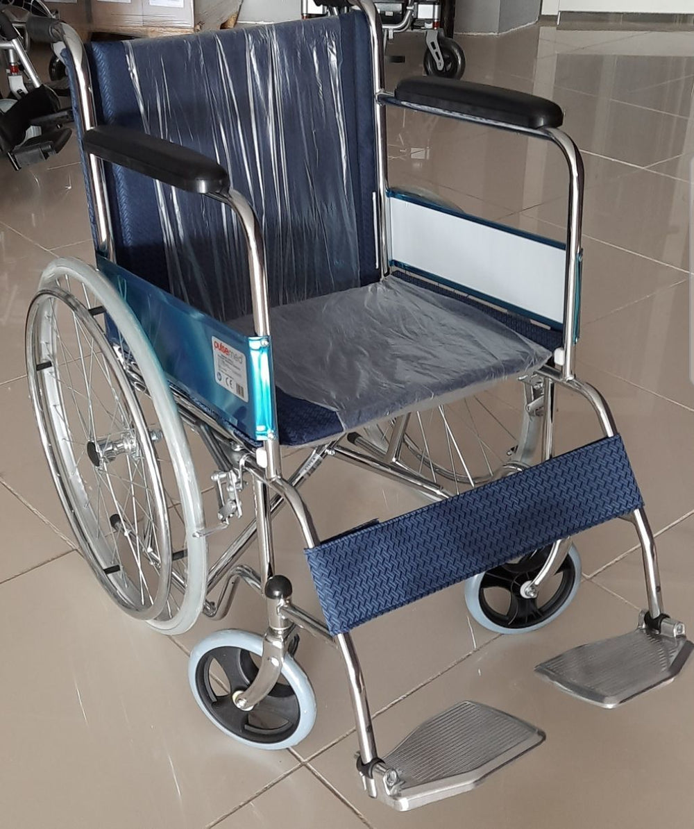 Respirox Krom Kaplama Manuel Tekerlekli Sandalye