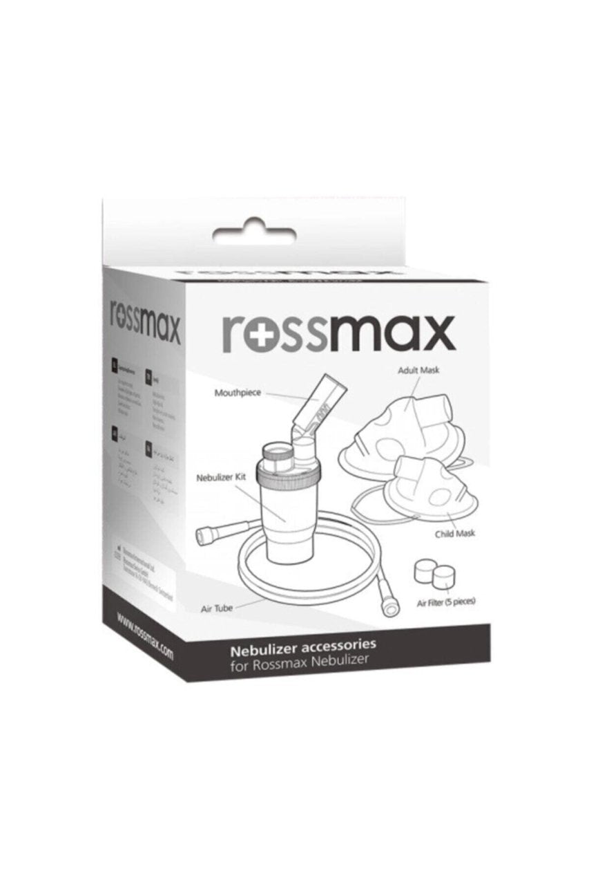 Rossmax Nebulizatör Maske Seti - Yetişkin ve Çocuk Uyumlu