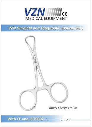 Towel Forceps 9 Cm