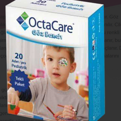 OctaCare Pediatrik Göz Pedi Erkek 5 cm x 6,2 cm 20 Adet