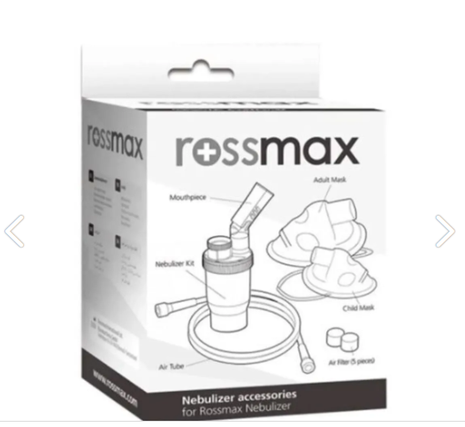 Rossmax nebulizatör maskesi ve seti
