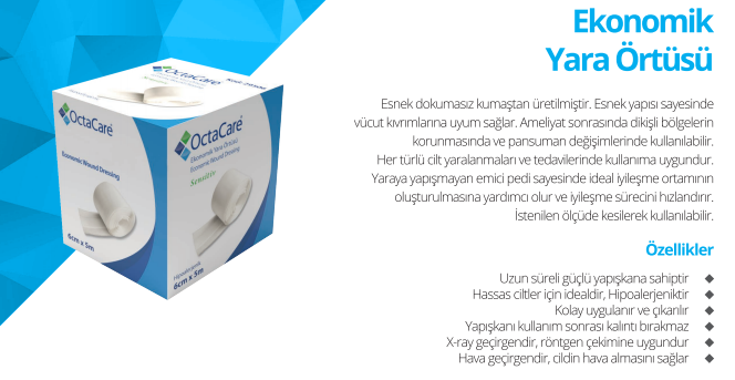 Ekonomik yara örtüsü 6cmx5m