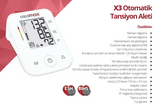 Rossmax x3 üst kol tipi otomatik tansiyon aleti 5 yıl garantili