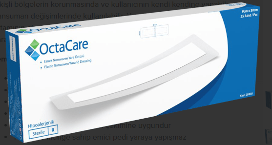 Non-woven yara örtüsü 9 cm x 30 cm 25 adet