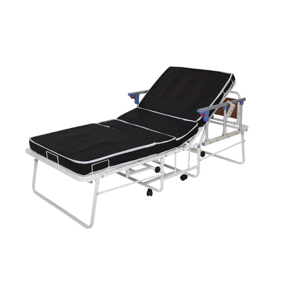 Medikaltec Dual Motorlu Alüminyum Katlanır Hasta Karyolası
