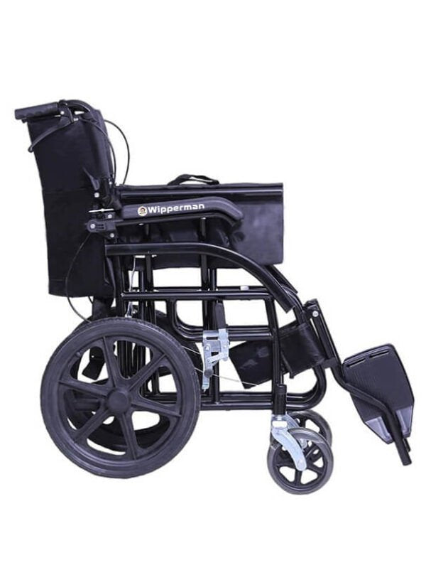 Medkaltec W 104 aluminum companion lightweight wheelchair with brakes