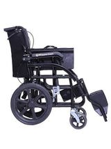 Medkaltec W 104 aluminum companion lightweight wheelchair with brakes