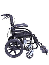 Medkaltec W 104 aluminum companion lightweight wheelchair with brakes