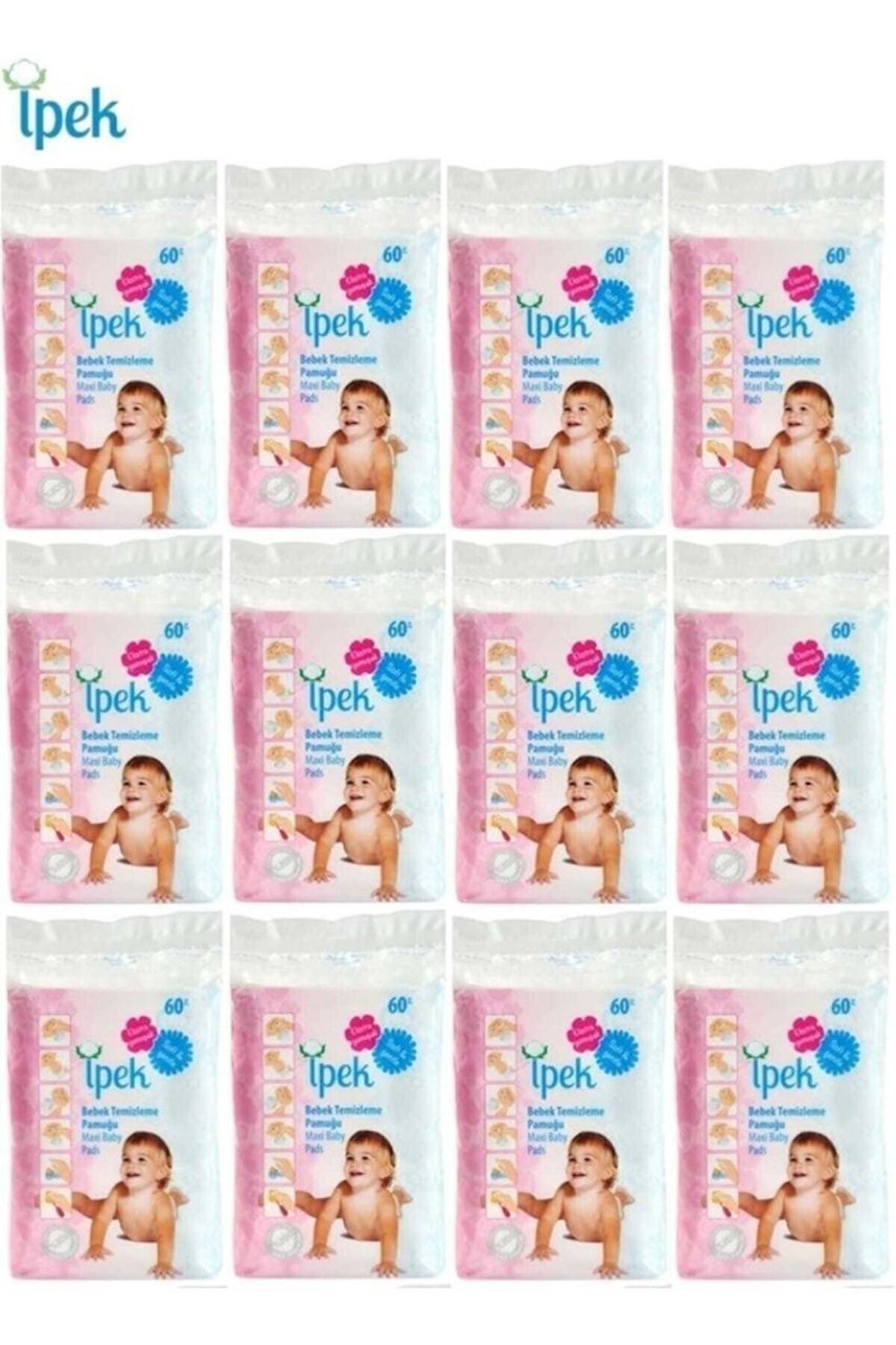İpek hidrofil maxi bebek pedi 60'lı