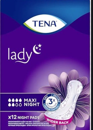 Tena Lady Maxi Night  Kadınlar İçin Gece Mesane Pedi