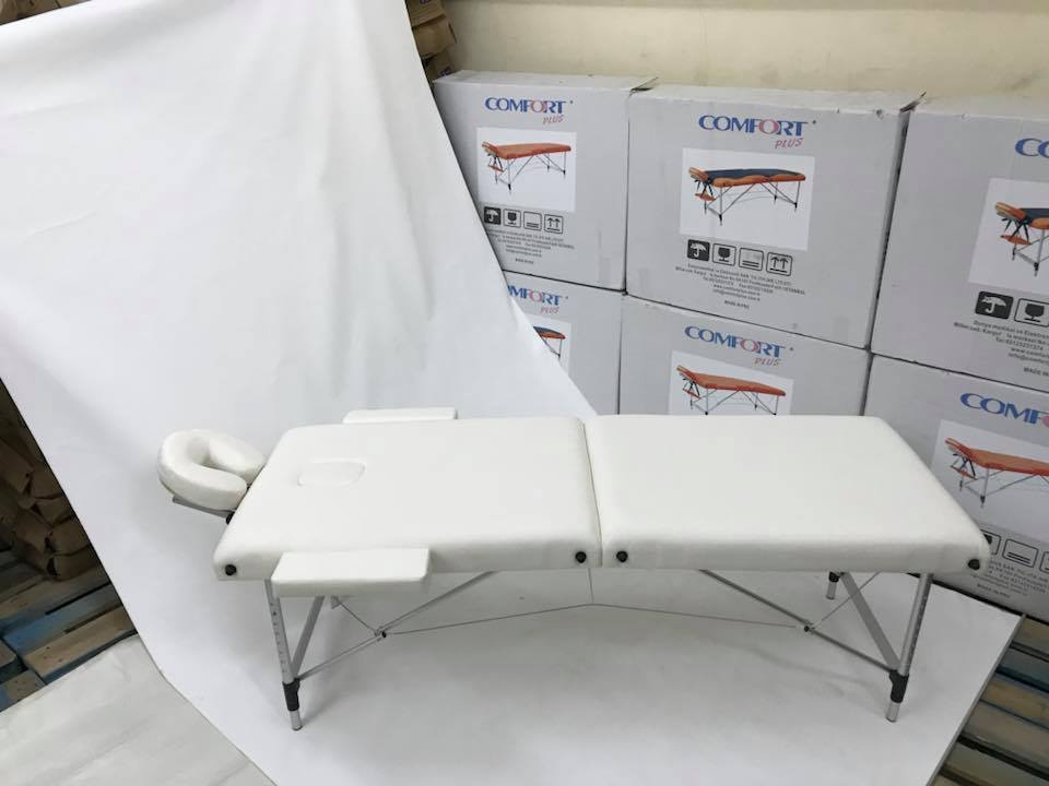 Çanta tipi masaj yatağı beyaz